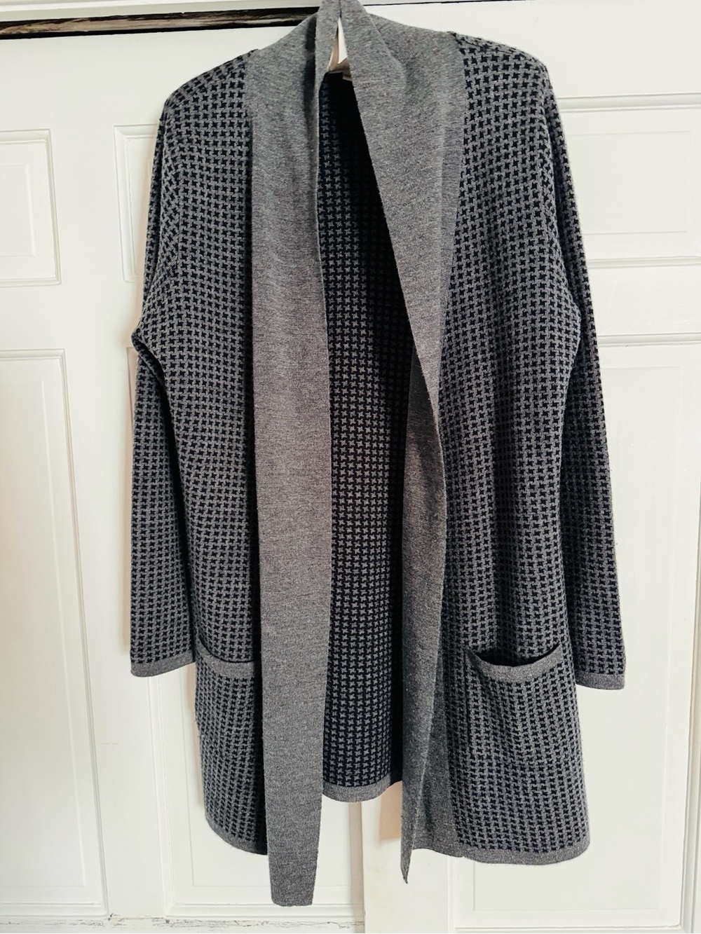 Orvis merino wool Open-Front Cardigan Sweater